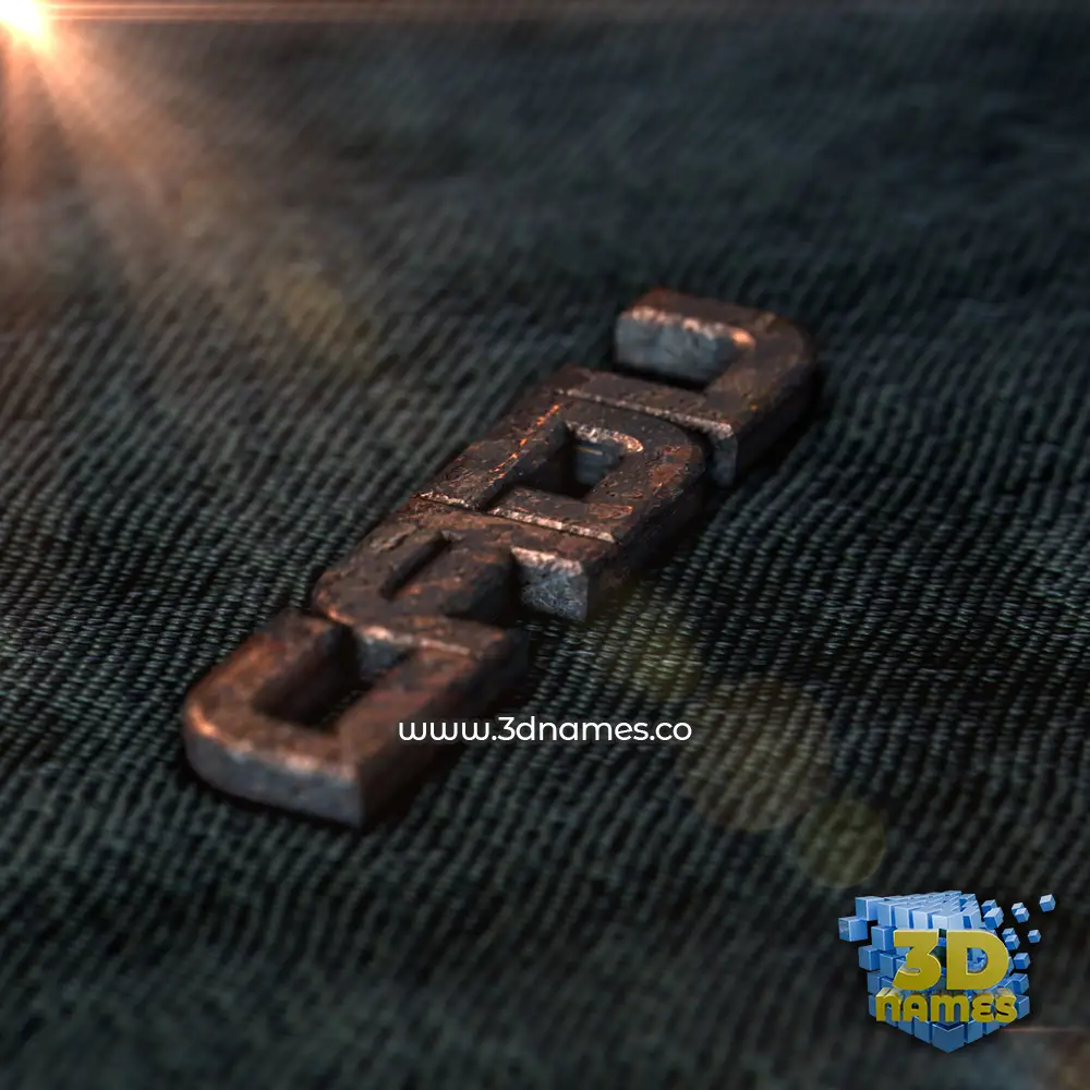 cadu in Rusty Metal style - 3D name wallpaper