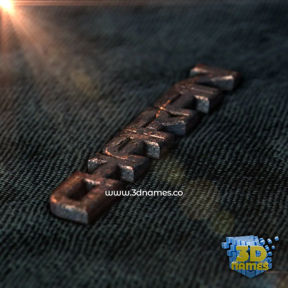 charan in Rusty Metal style - 3D name wallpaper