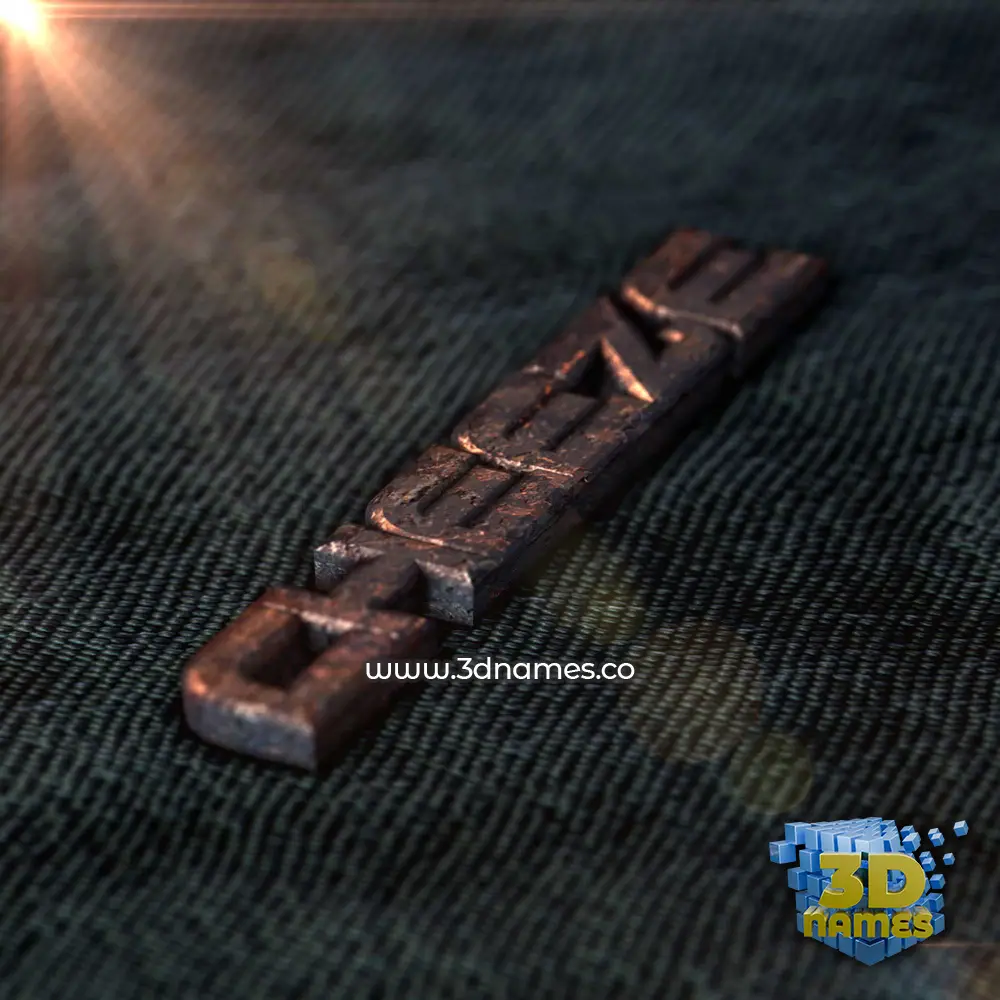 cheeze in Rusty Metal style - 3D name wallpaper