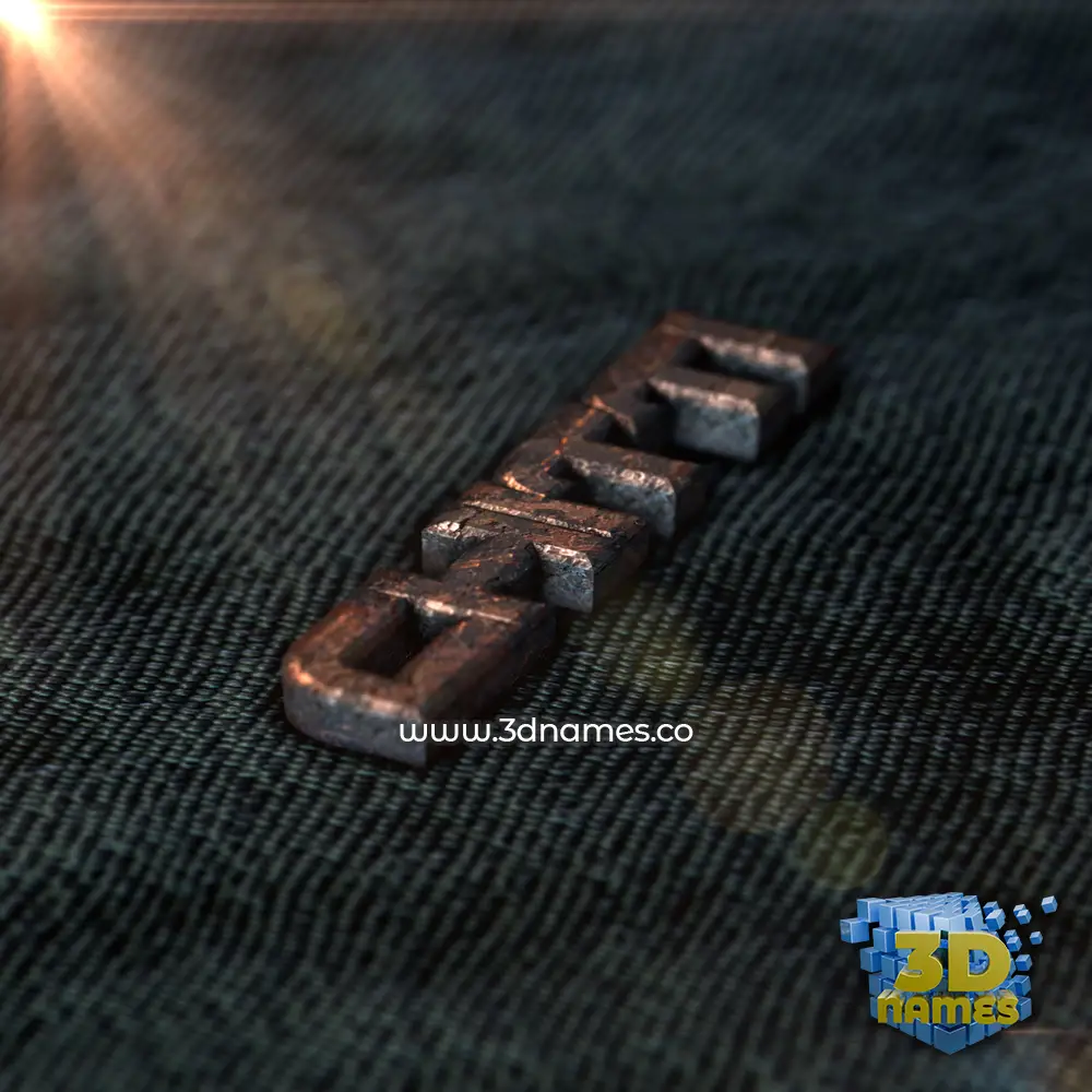 chitti in Rusty Metal style - 3D name wallpaper