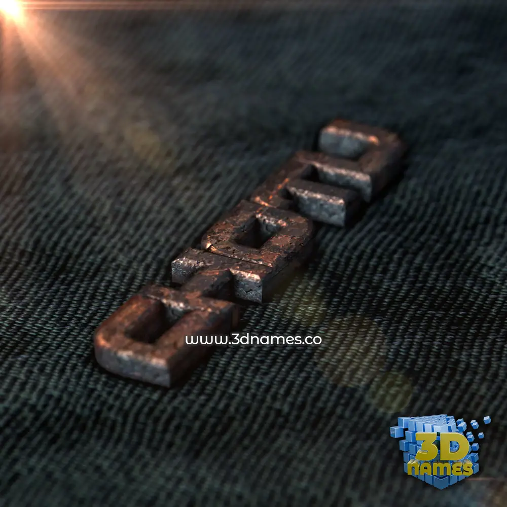 chotu in Rusty Metal style - 3D name wallpaper