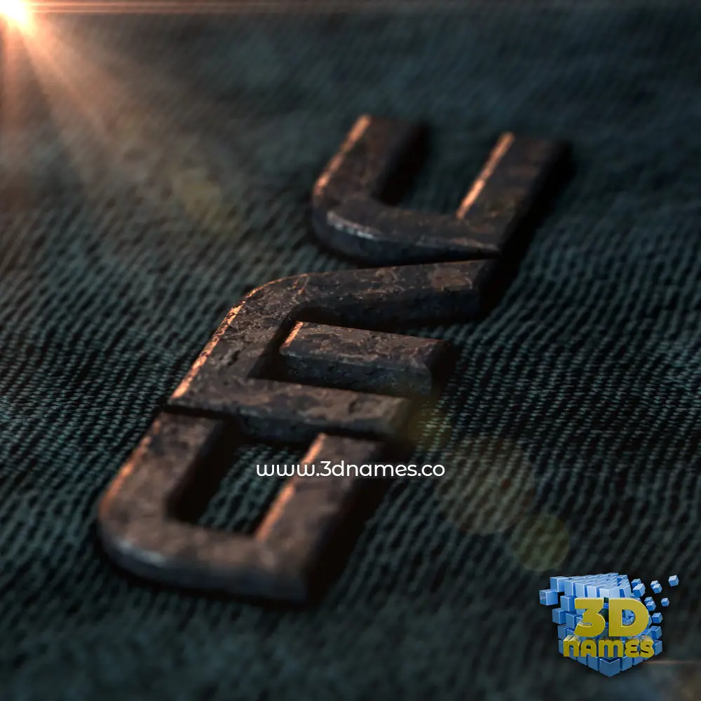 cmc in Rusty Metal style - 3D name wallpaper