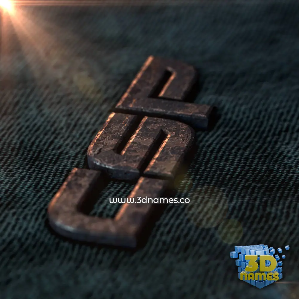 csp in Rusty Metal style - 3D name wallpaper