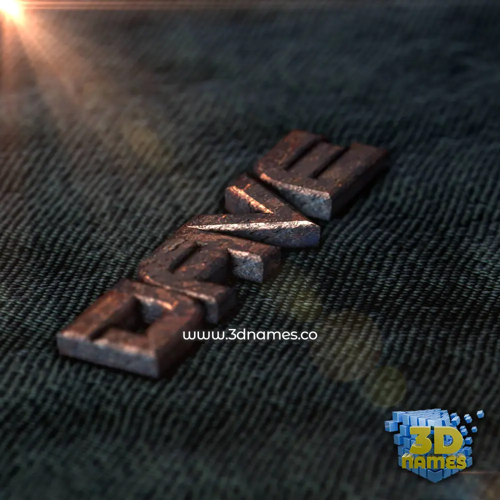 dave in Rusty Metal style - 3D name wallpaper