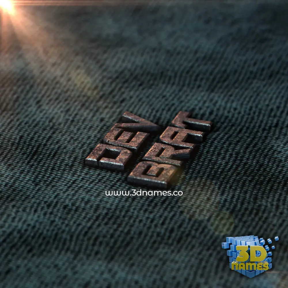 dev brat in Rusty Metal style - 3D name wallpaper