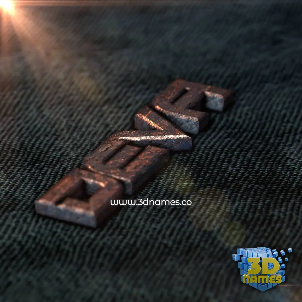 deva in Rusty Metal style - 3D name wallpaper