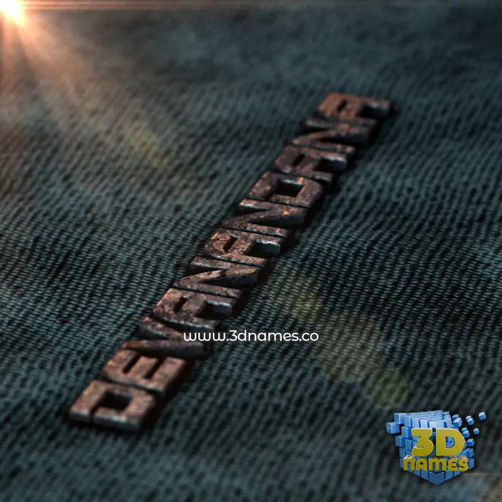 devanandana in Rusty Metal style - 3D name wallpaper