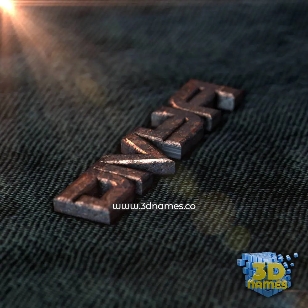 divya in Rusty Metal style - 3D name wallpaper