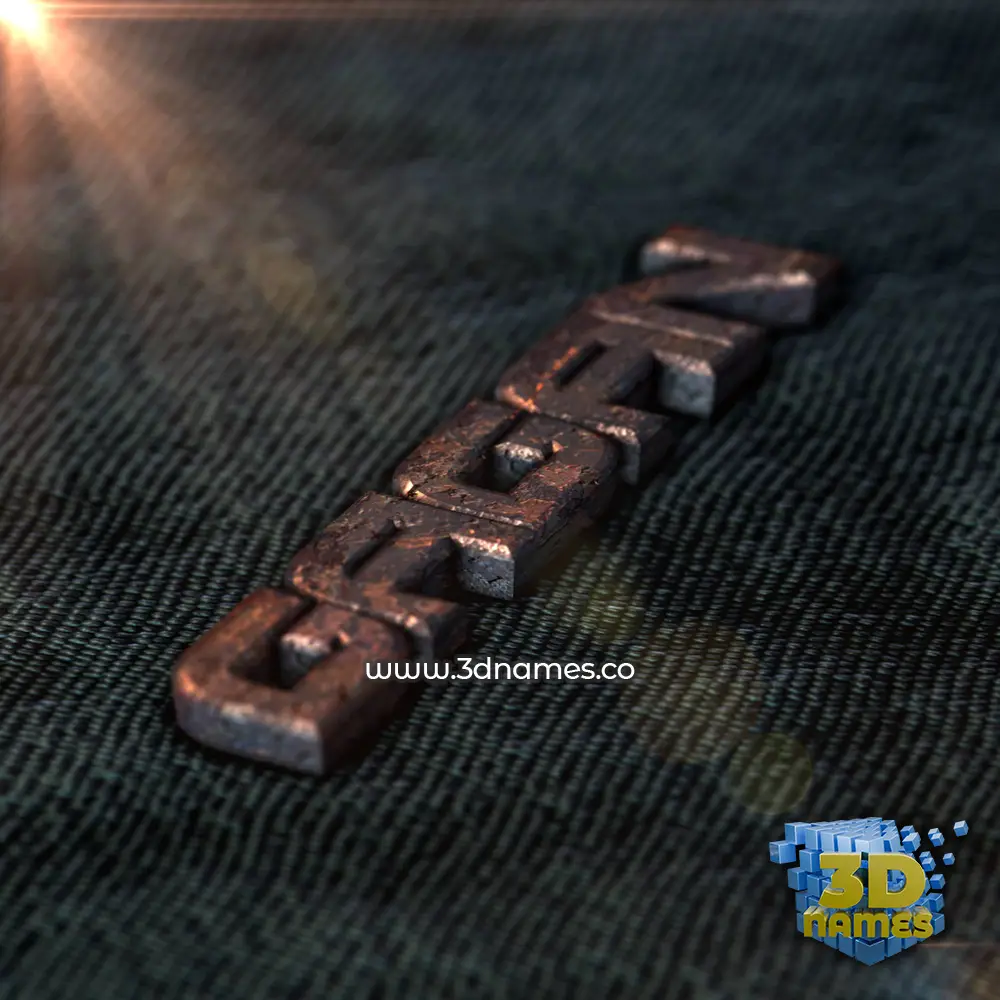 gagan in Rusty Metal style - 3D name wallpaper