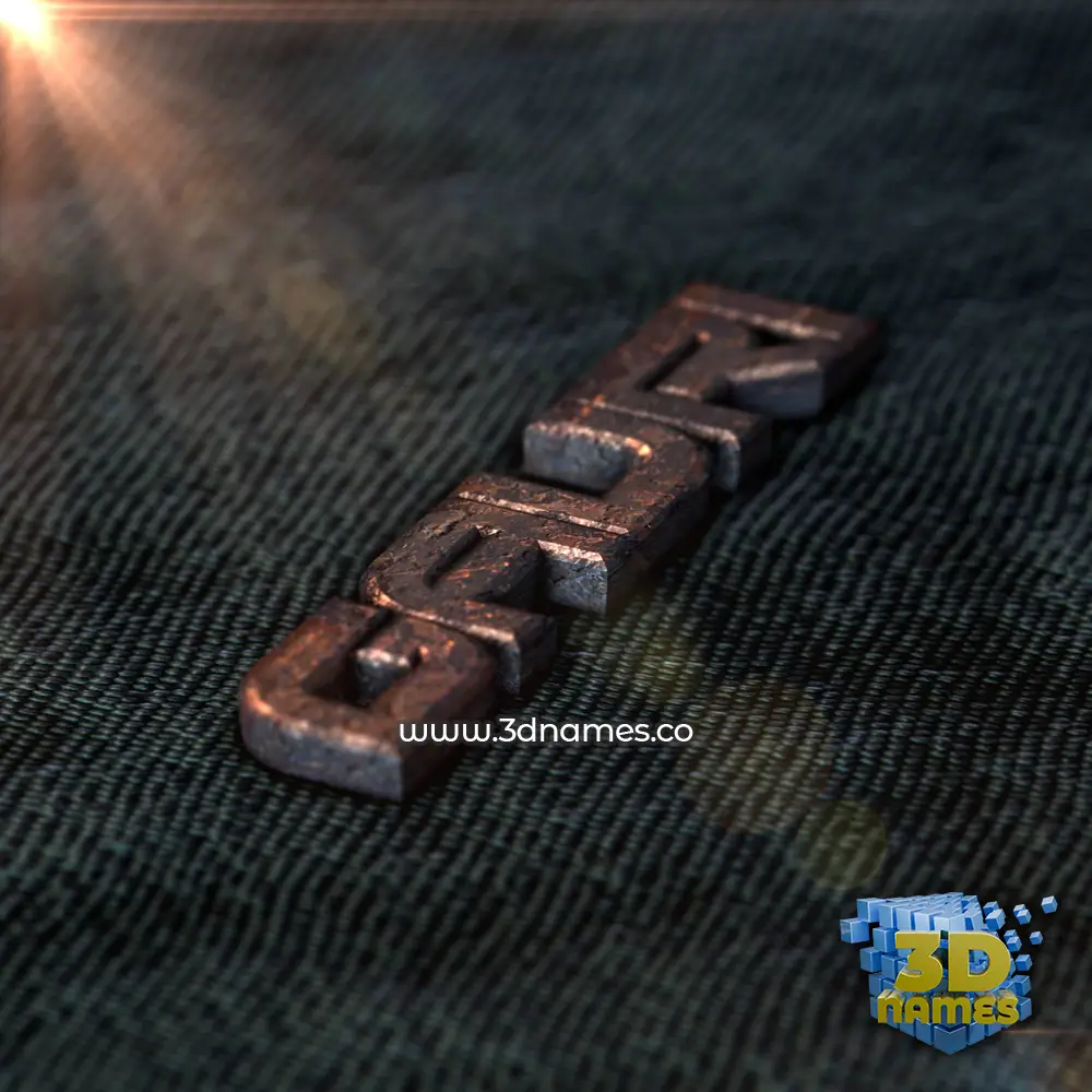 gauri in Rusty Metal style - 3D name wallpaper