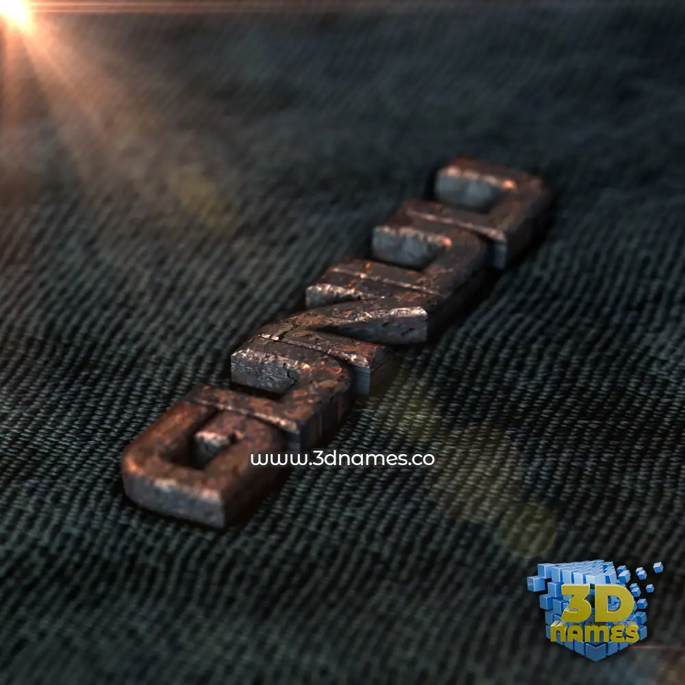gunuu in Rusty Metal style - 3D name wallpaper