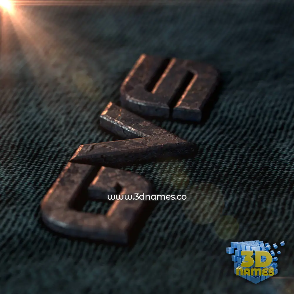 gvs in Rusty Metal style - 3D name wallpaper