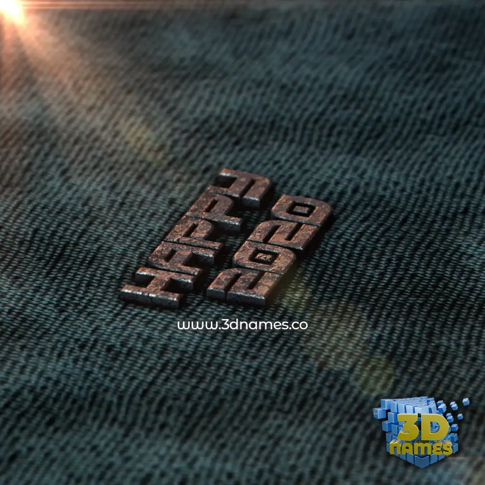 happy 2020 in Rusty Metal style - 3D name wallpaper