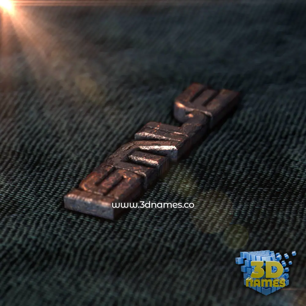 ismile in Rusty Metal style - 3D name wallpaper