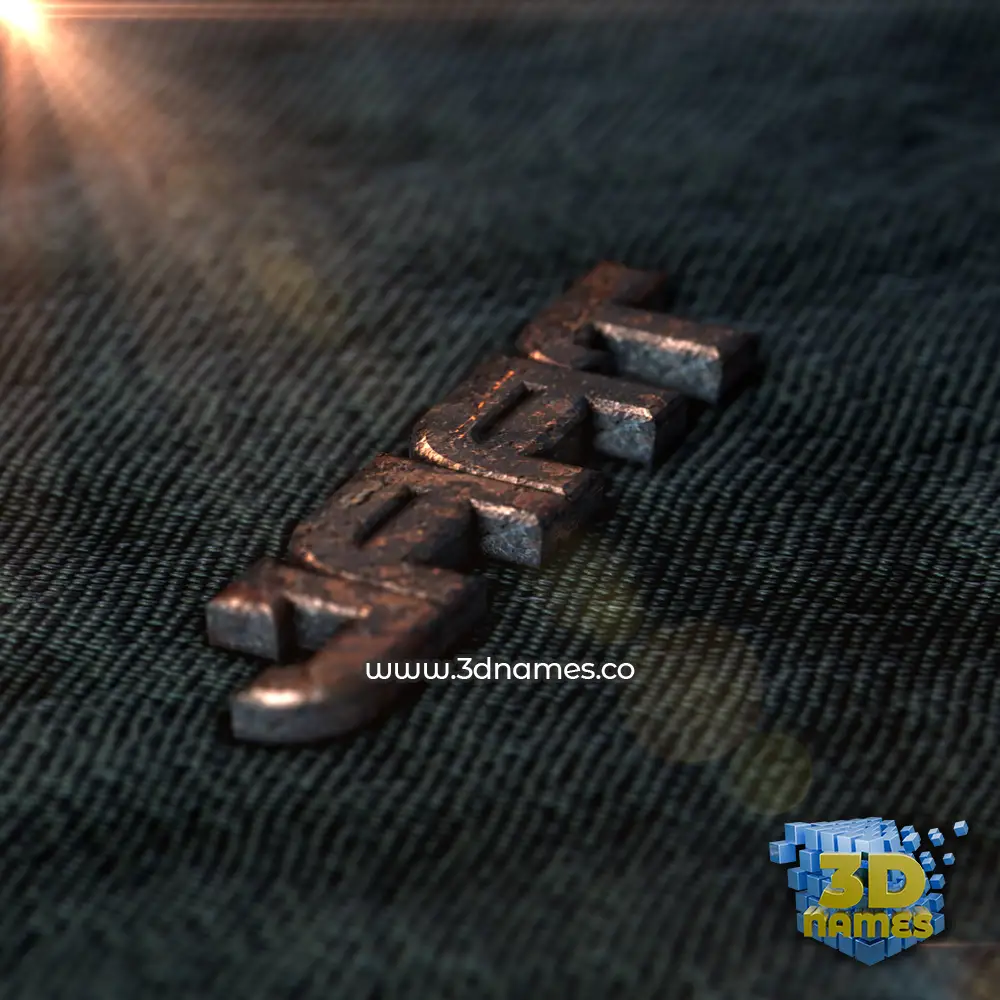 jaat in Rusty Metal style - 3D name wallpaper