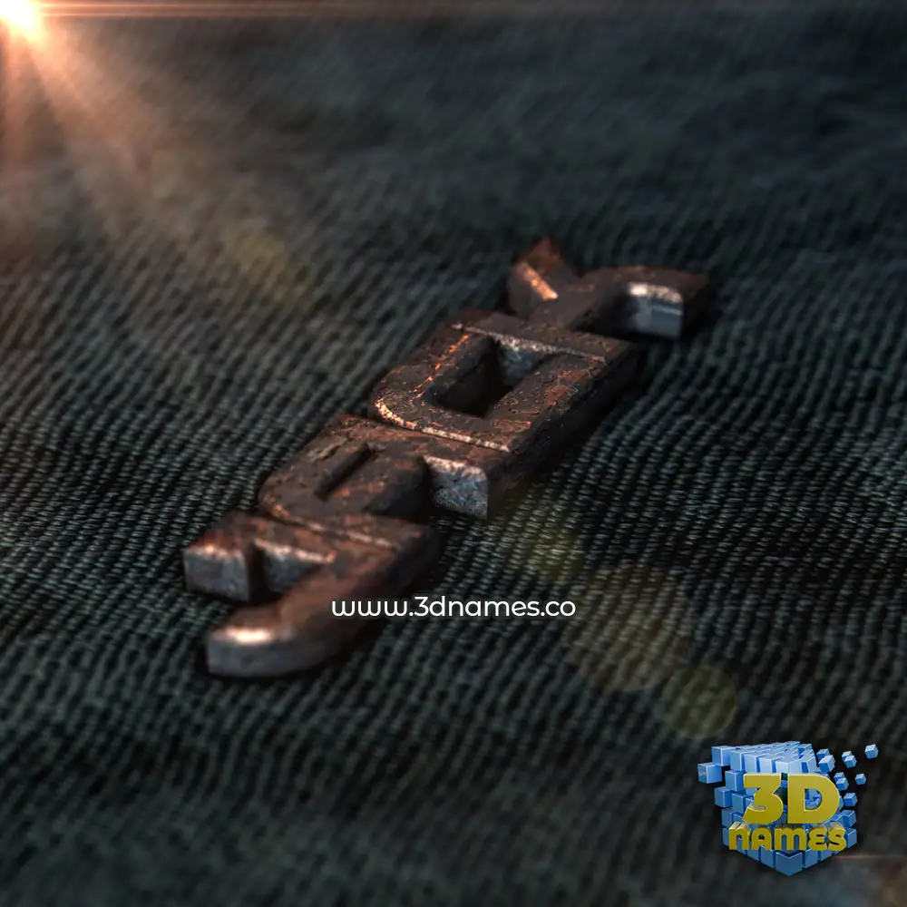jack in Rusty Metal style - 3D name wallpaper