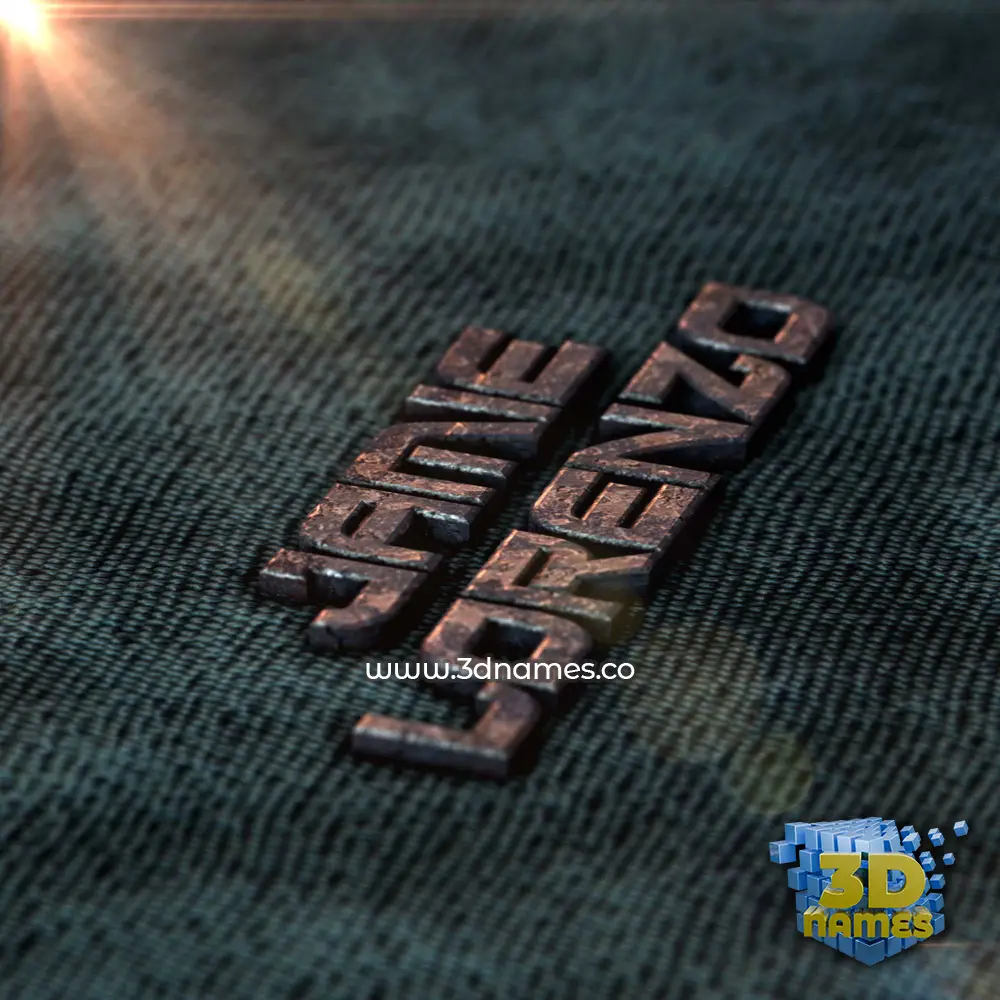 jamie lorenzo in Rusty Metal style - 3D name wallpaper