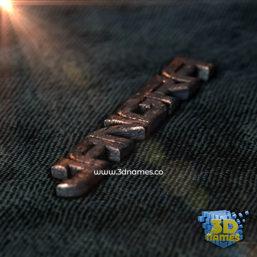 jangra in Rusty Metal style - 3D name wallpaper