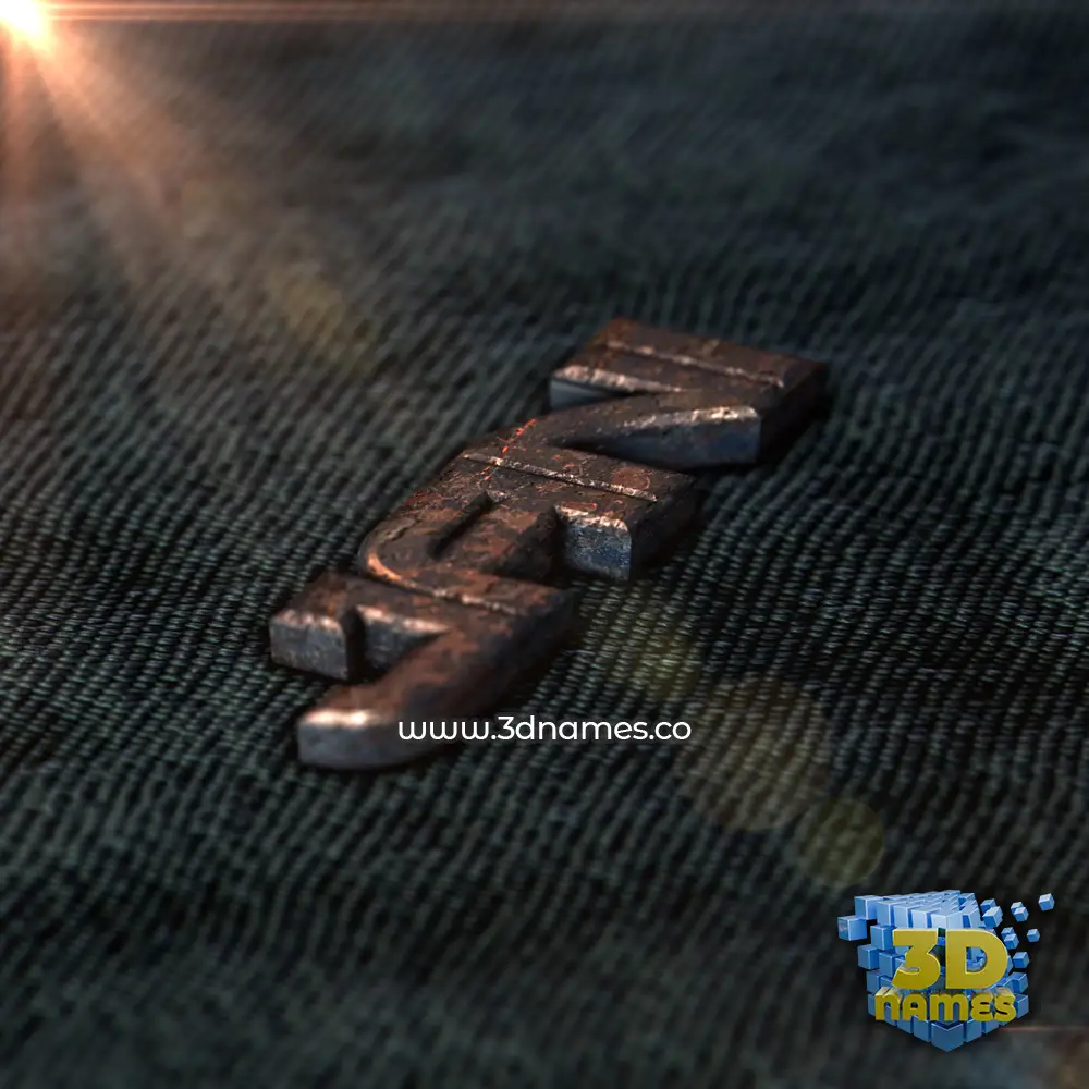 jani in Rusty Metal style - 3D name wallpaper