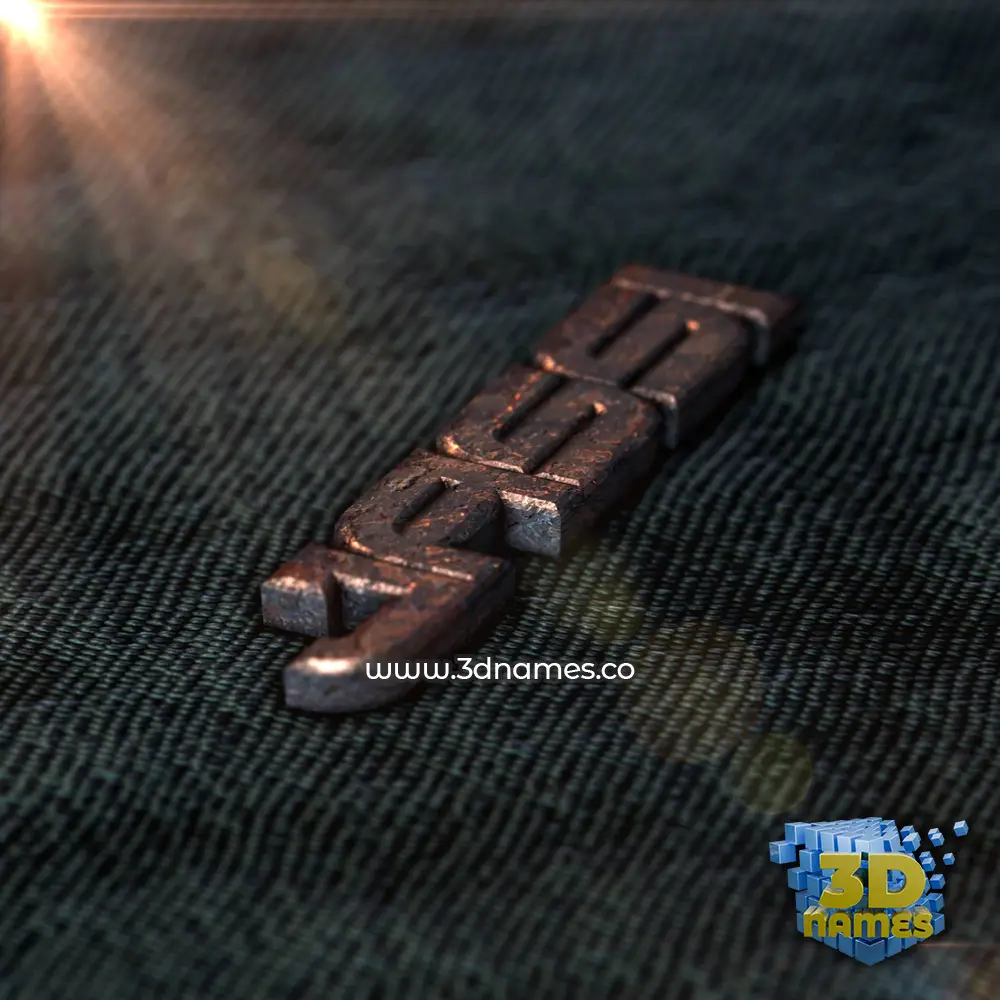 jassi in Rusty Metal style - 3D name wallpaper