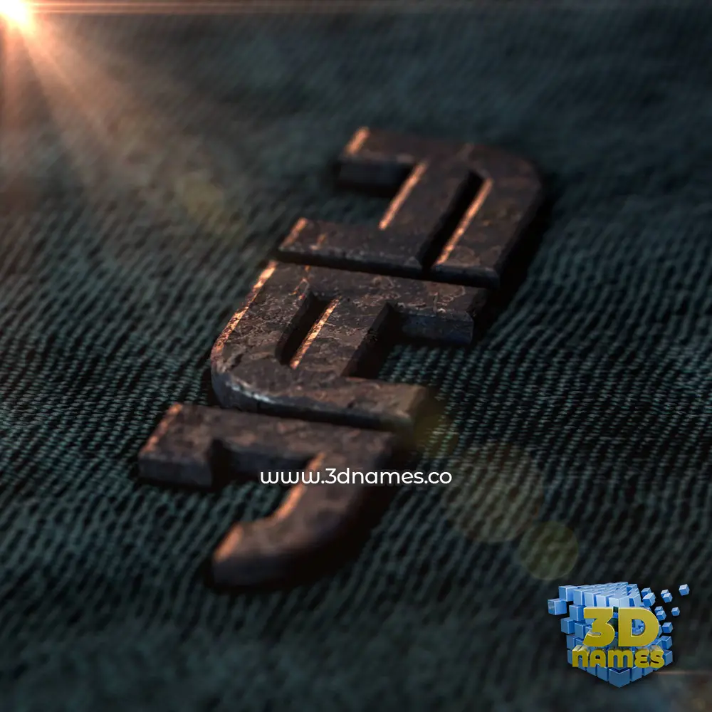 jay in Rusty Metal style - 3D name wallpaper