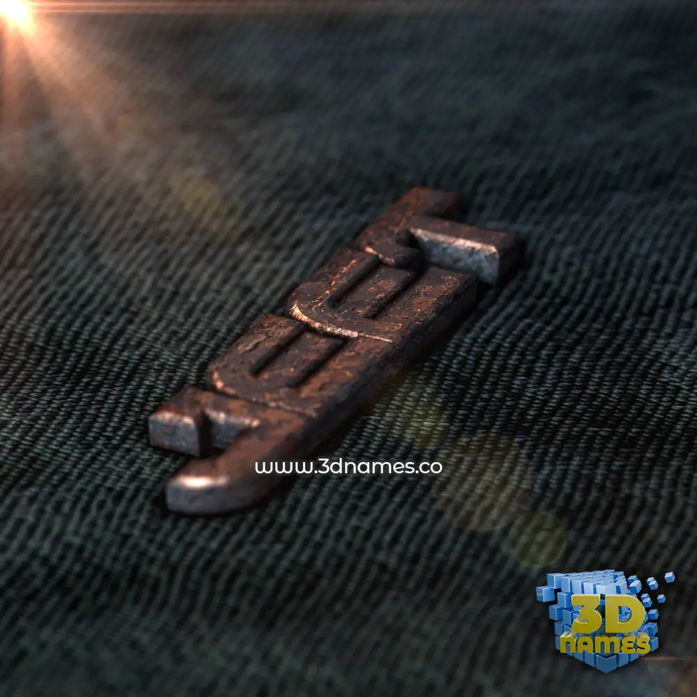jeet in Rusty Metal style - 3D name wallpaper