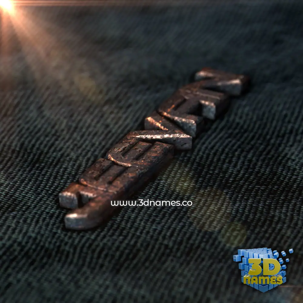 jeevan in Rusty Metal style - 3D name wallpaper