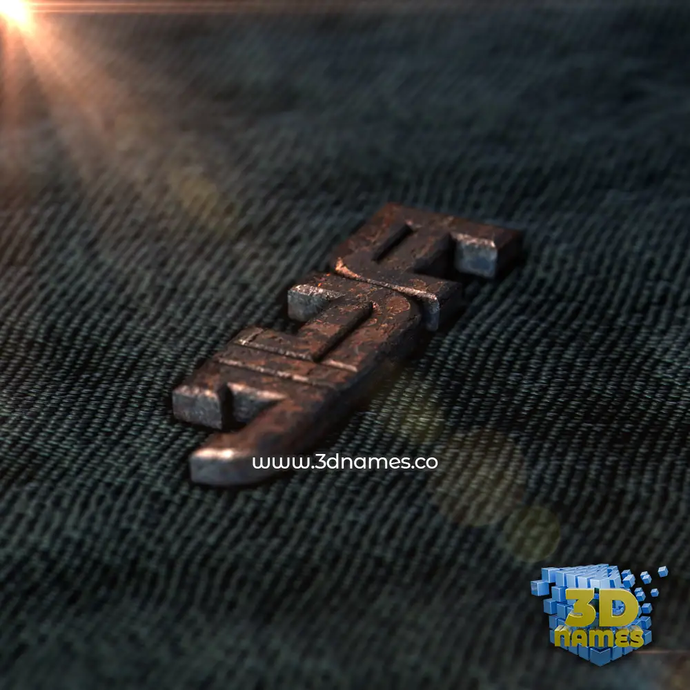 jiya in Rusty Metal style - 3D name wallpaper