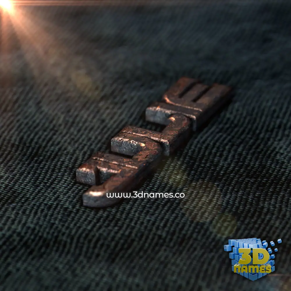 julie in Rusty Metal style - 3D name wallpaper