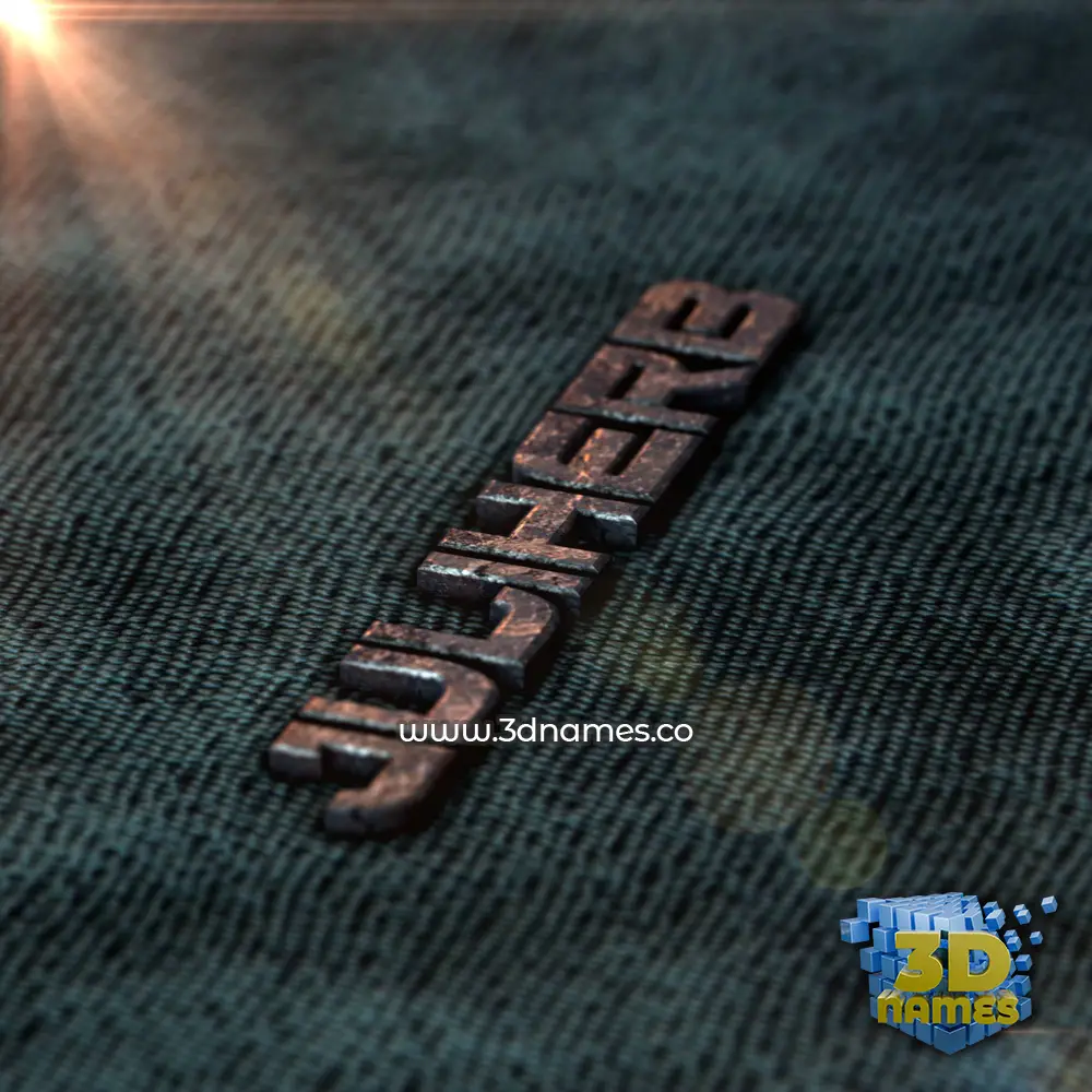 juliherb in Rusty Metal style - 3D name wallpaper