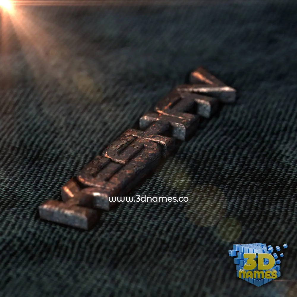 keshav in Rusty Metal style - 3D name wallpaper