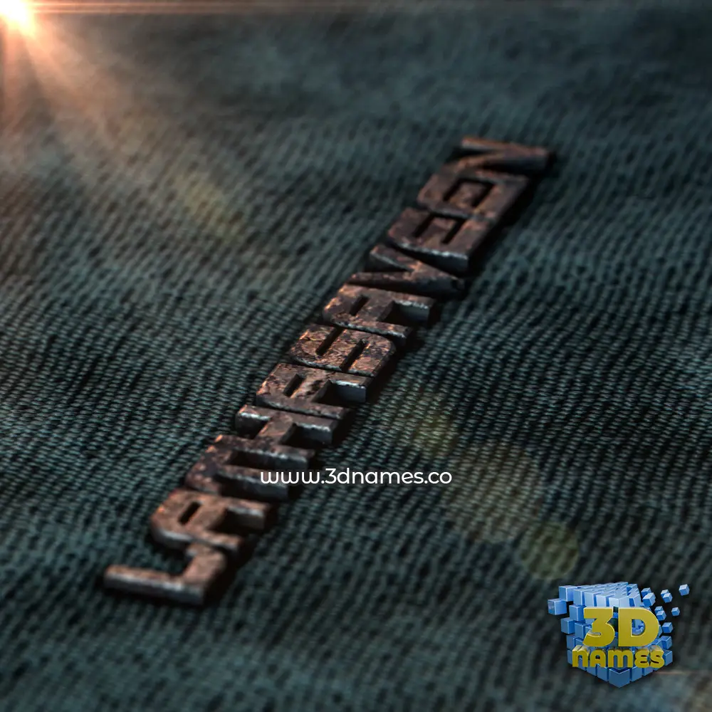 lathasaveen in Rusty Metal style - 3D name wallpaper