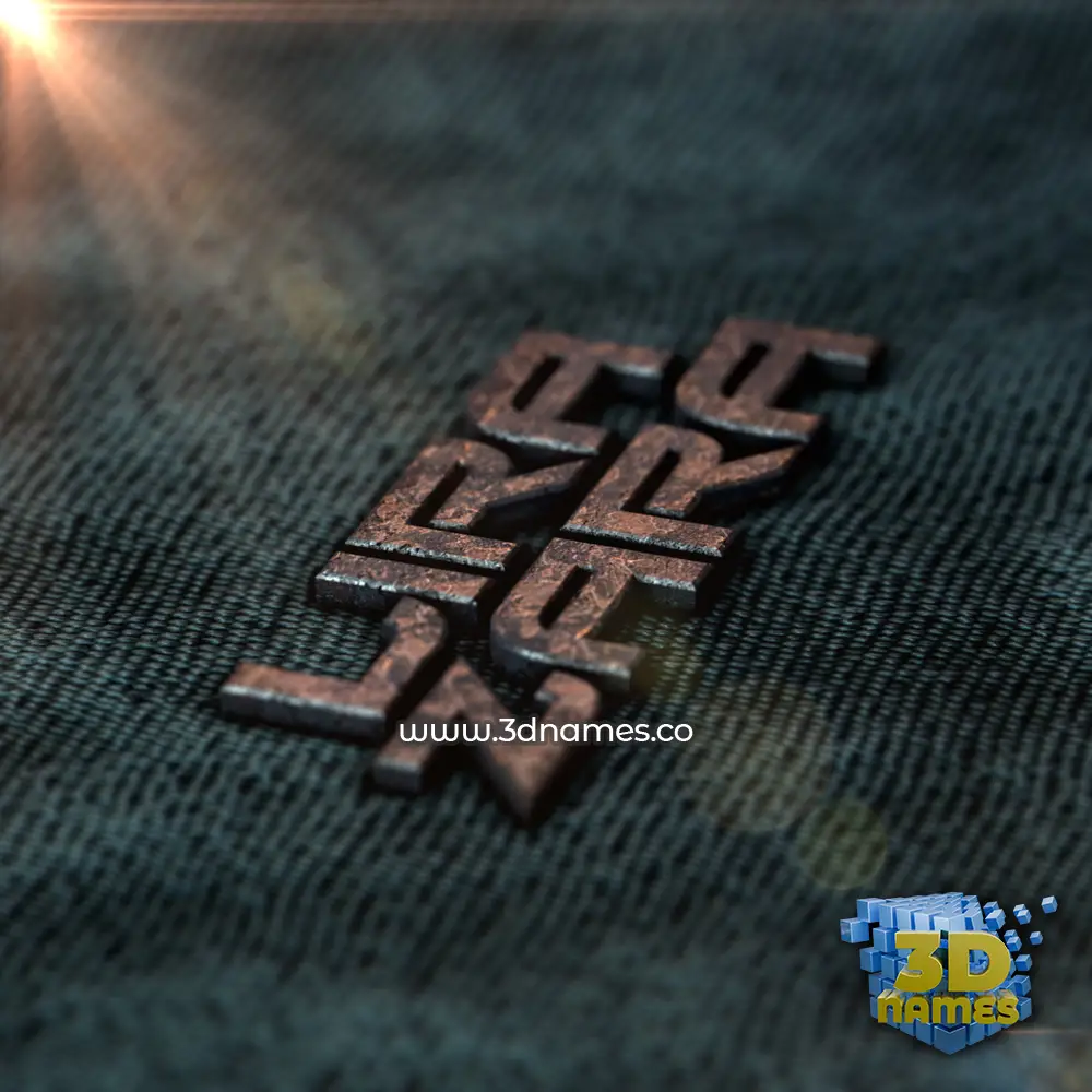 lira zara in Rusty Metal style - 3D name wallpaper