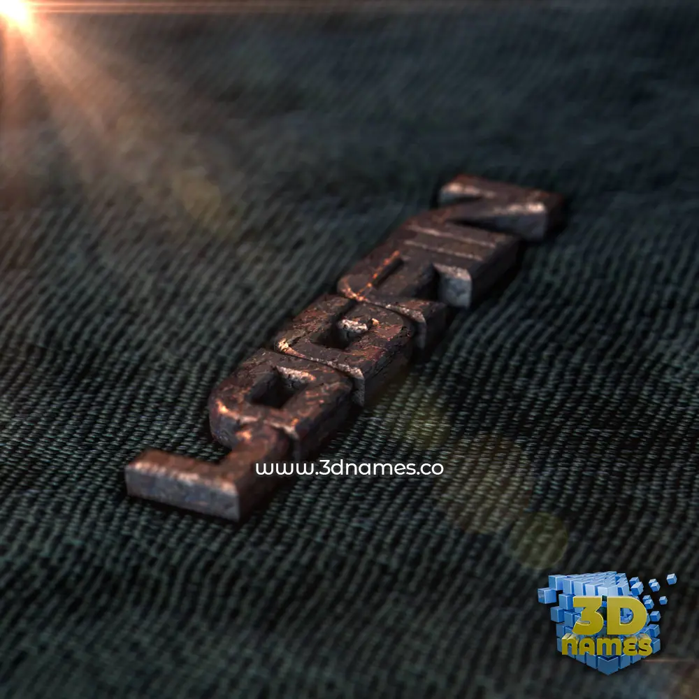logain in Rusty Metal style - 3D name wallpaper