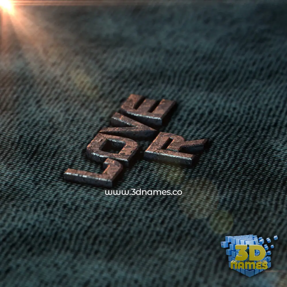 love r in Rusty Metal style - 3D name wallpaper