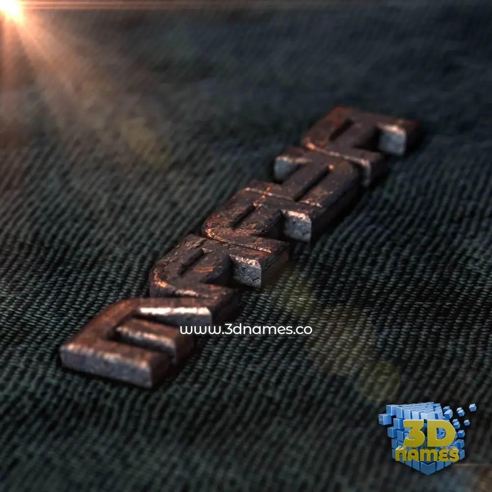 maaya in Rusty Metal style - 3D name wallpaper