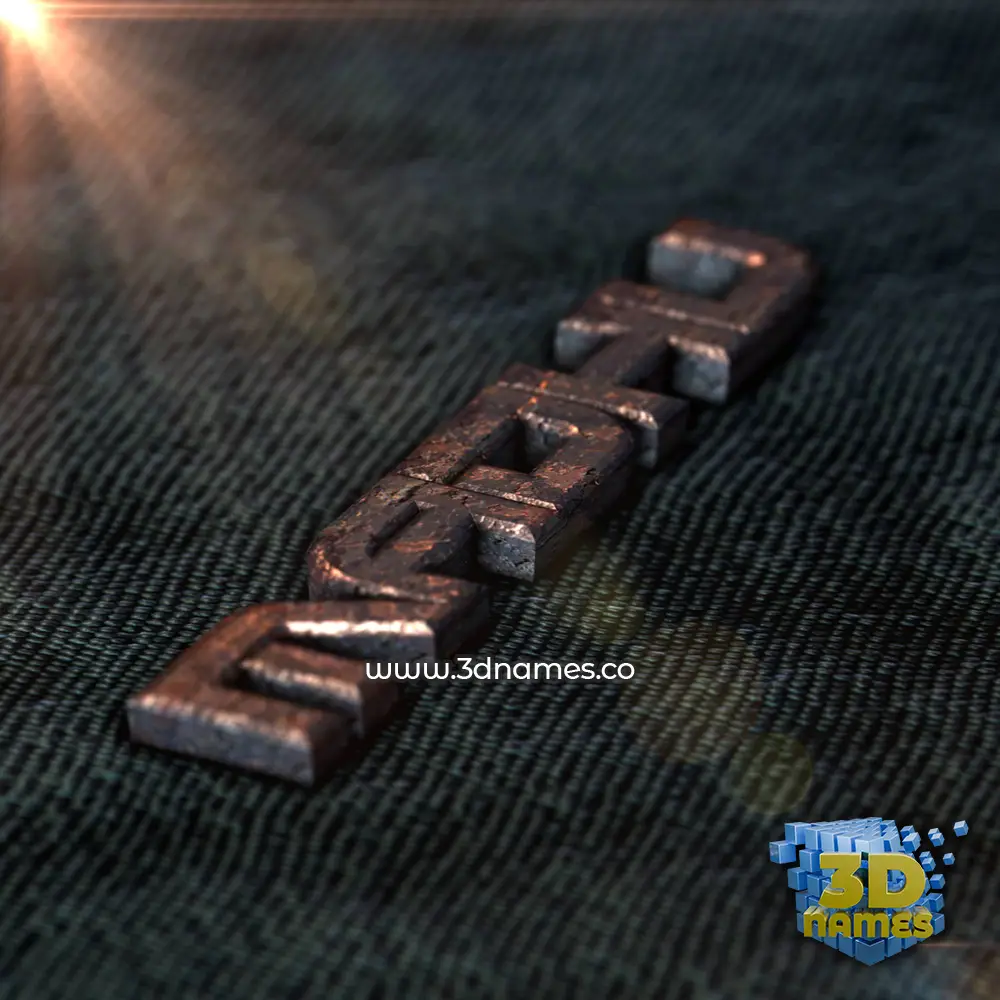 madhu in Rusty Metal style - 3D name wallpaper