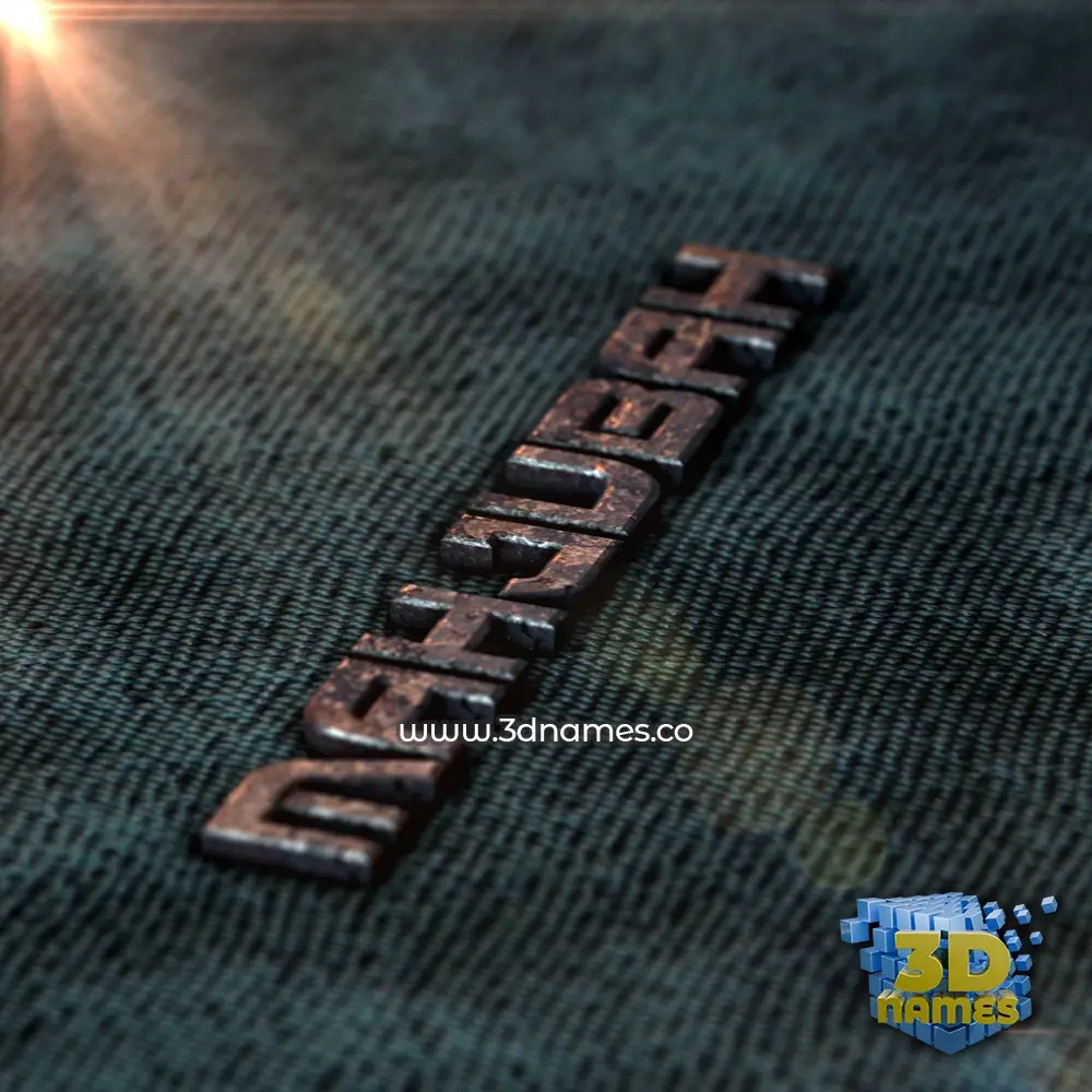 mahjubah in Rusty Metal style - 3D name wallpaper