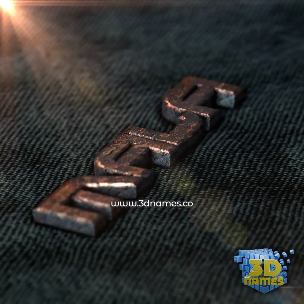 mala in Rusty Metal style - 3D name wallpaper