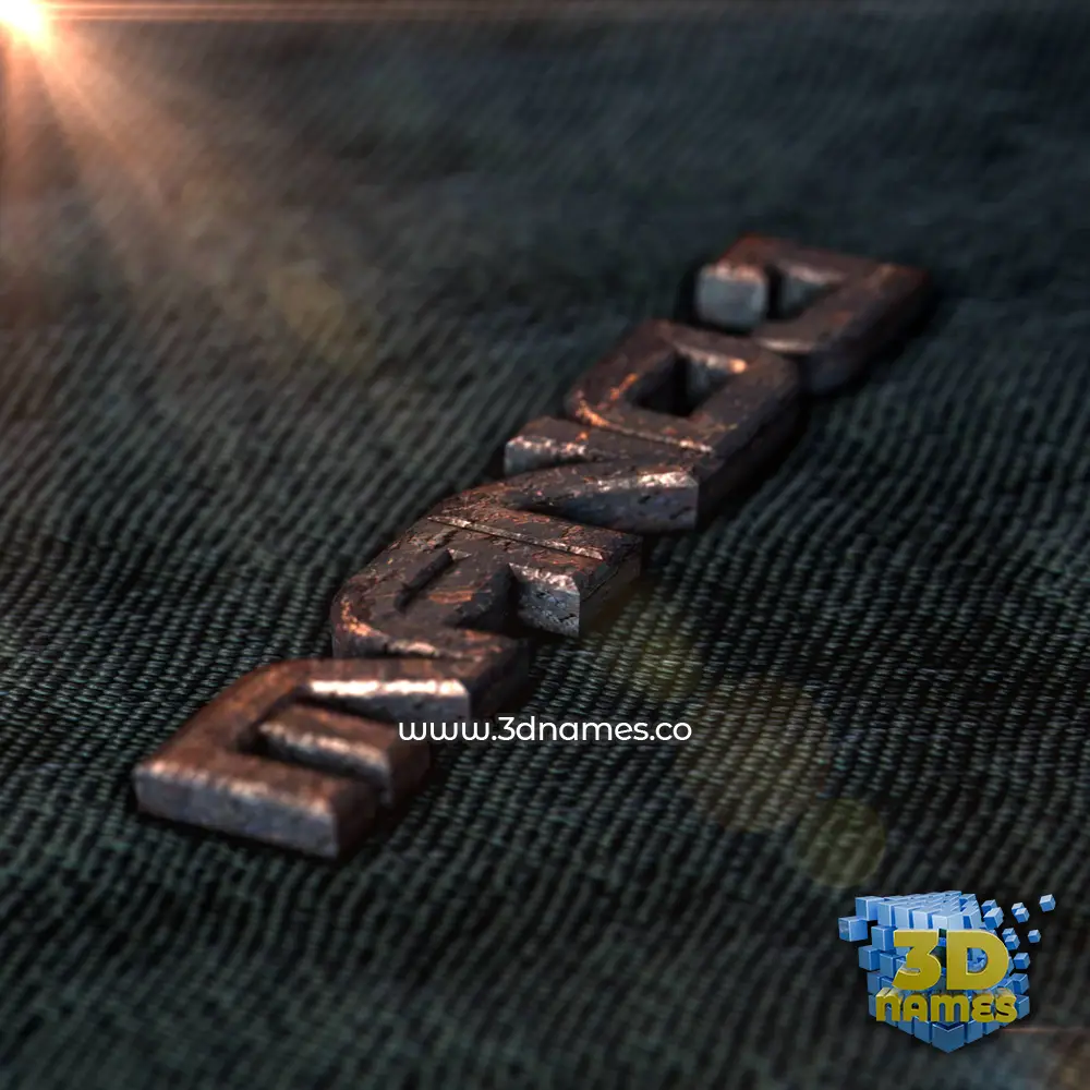 manoj in Rusty Metal style - 3D name wallpaper