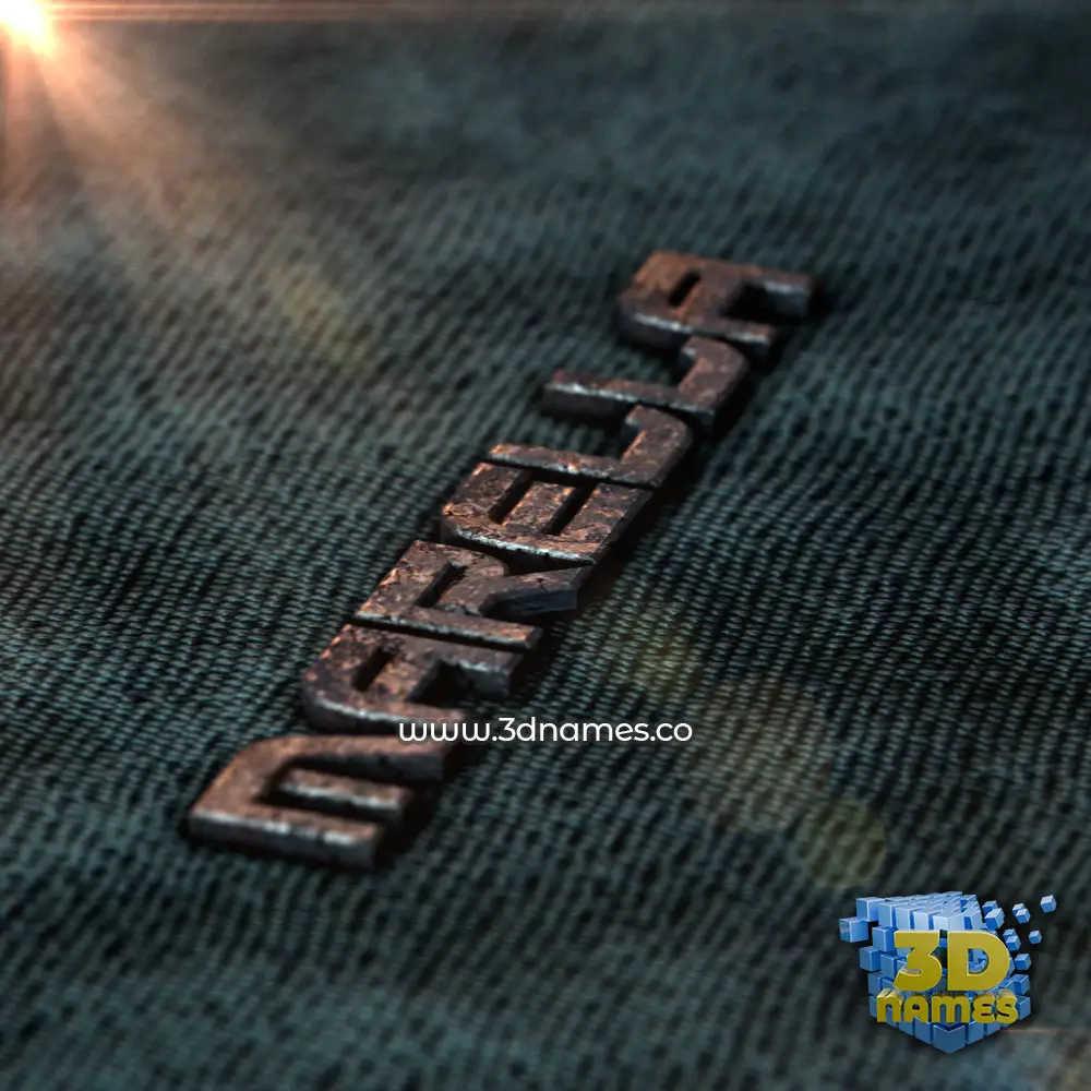 marella in Rusty Metal style - 3D name wallpaper