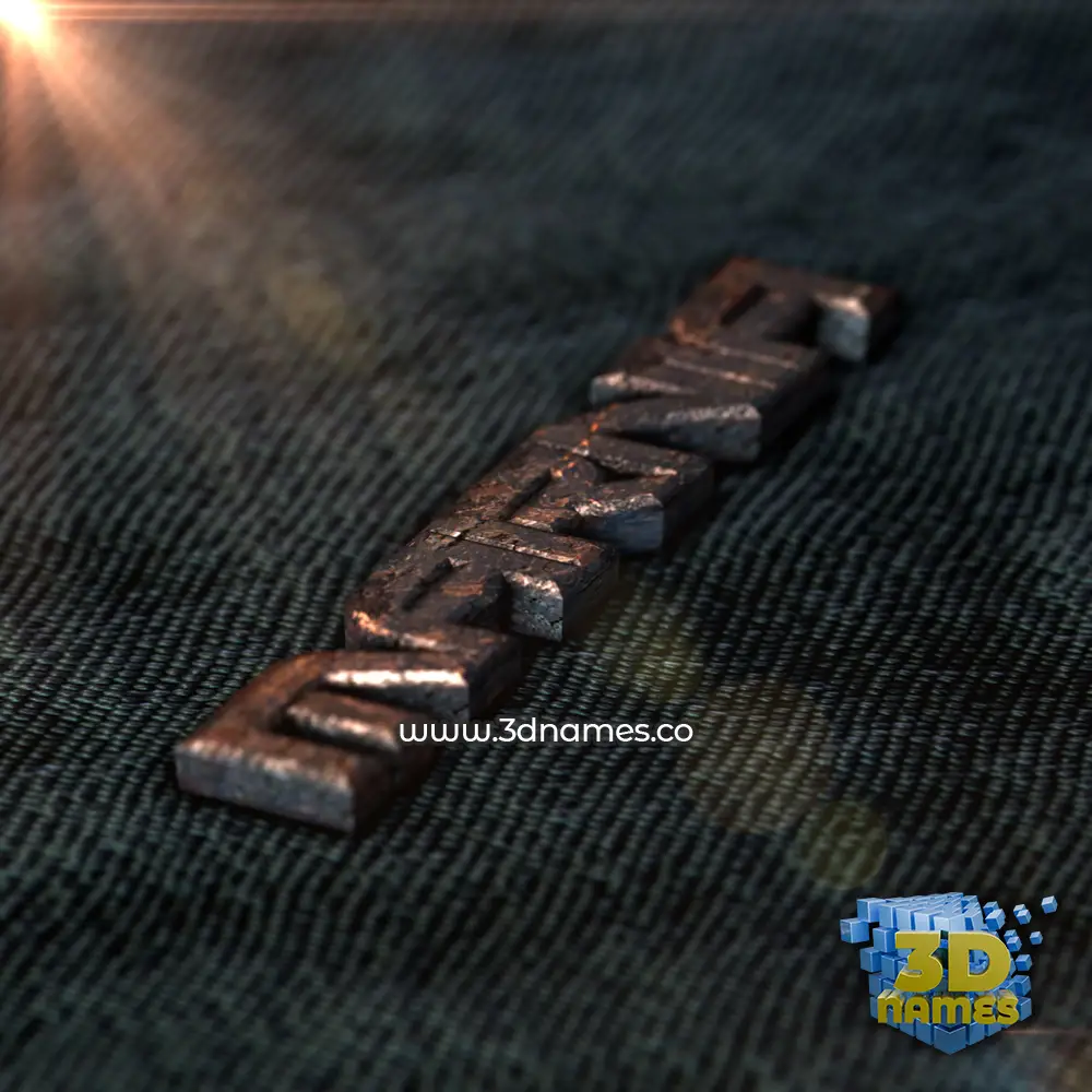 marnia in Rusty Metal style - 3D name wallpaper