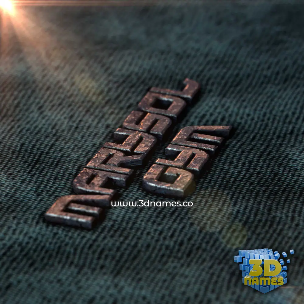 marysol gym in Rusty Metal style - 3D name wallpaper