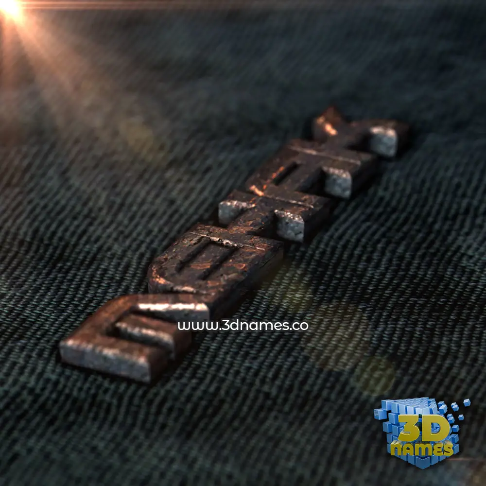 mehak in Rusty Metal style - 3D name wallpaper