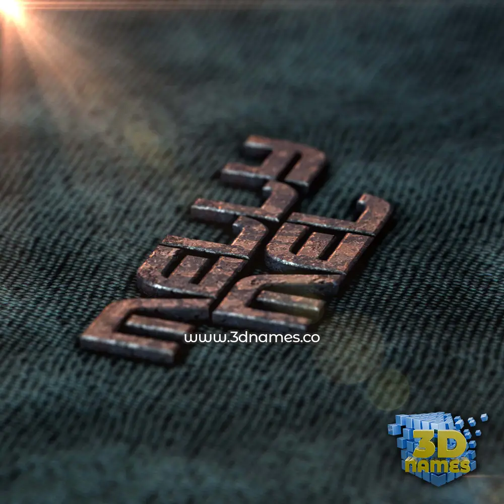 melly mel in Rusty Metal style - 3D name wallpaper