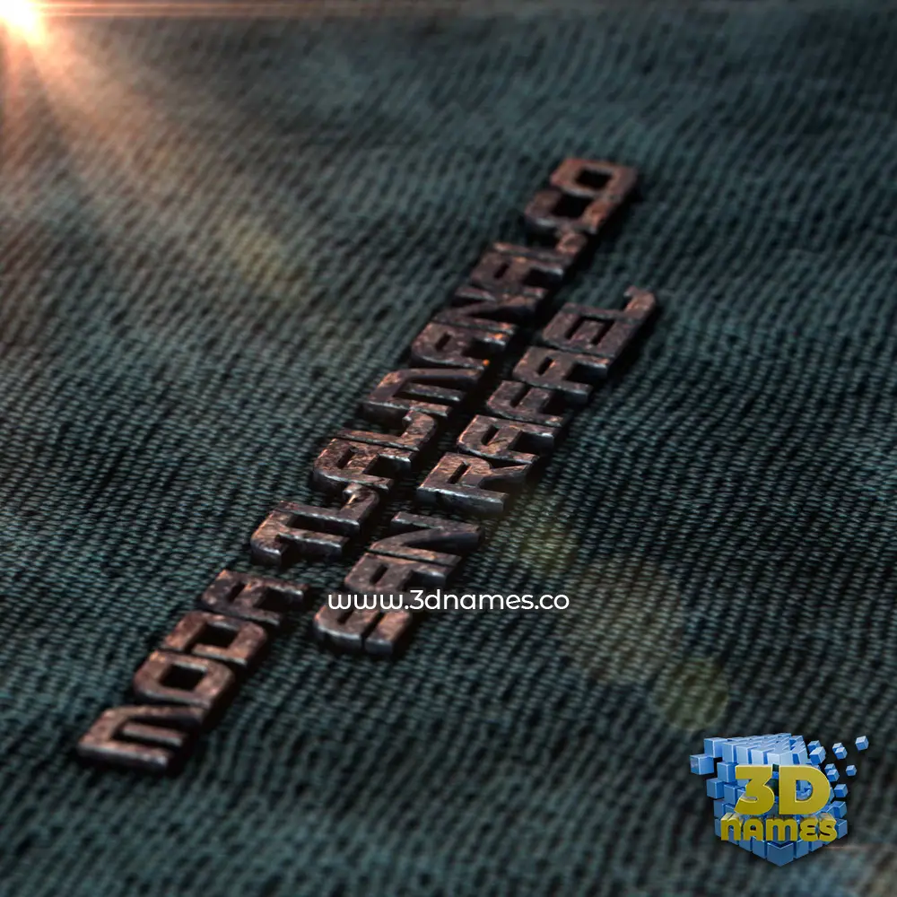 moda tlalmanalco san rafael in Rusty Metal style - 3D name wallpaper