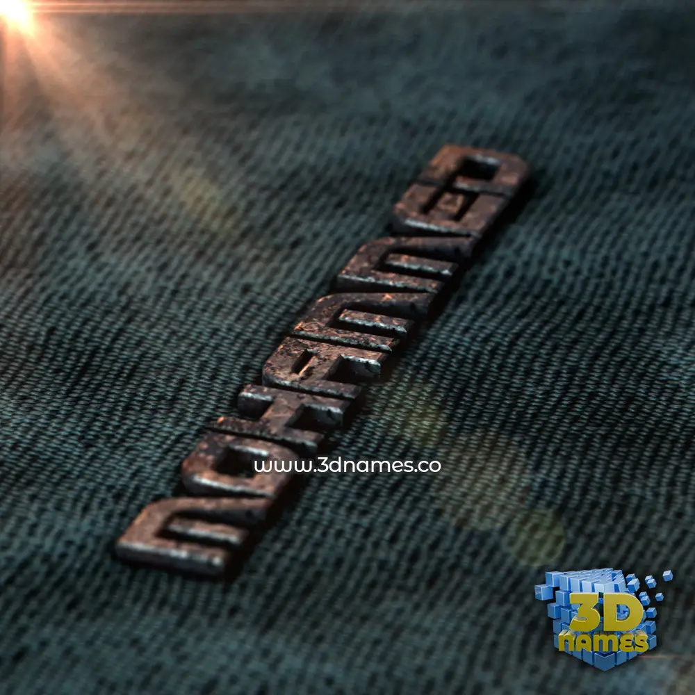 mohammed in Rusty Metal style - 3D name wallpaper