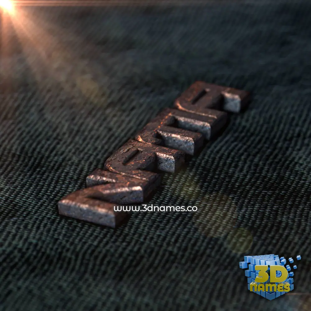 natia in Rusty Metal style - 3D name wallpaper