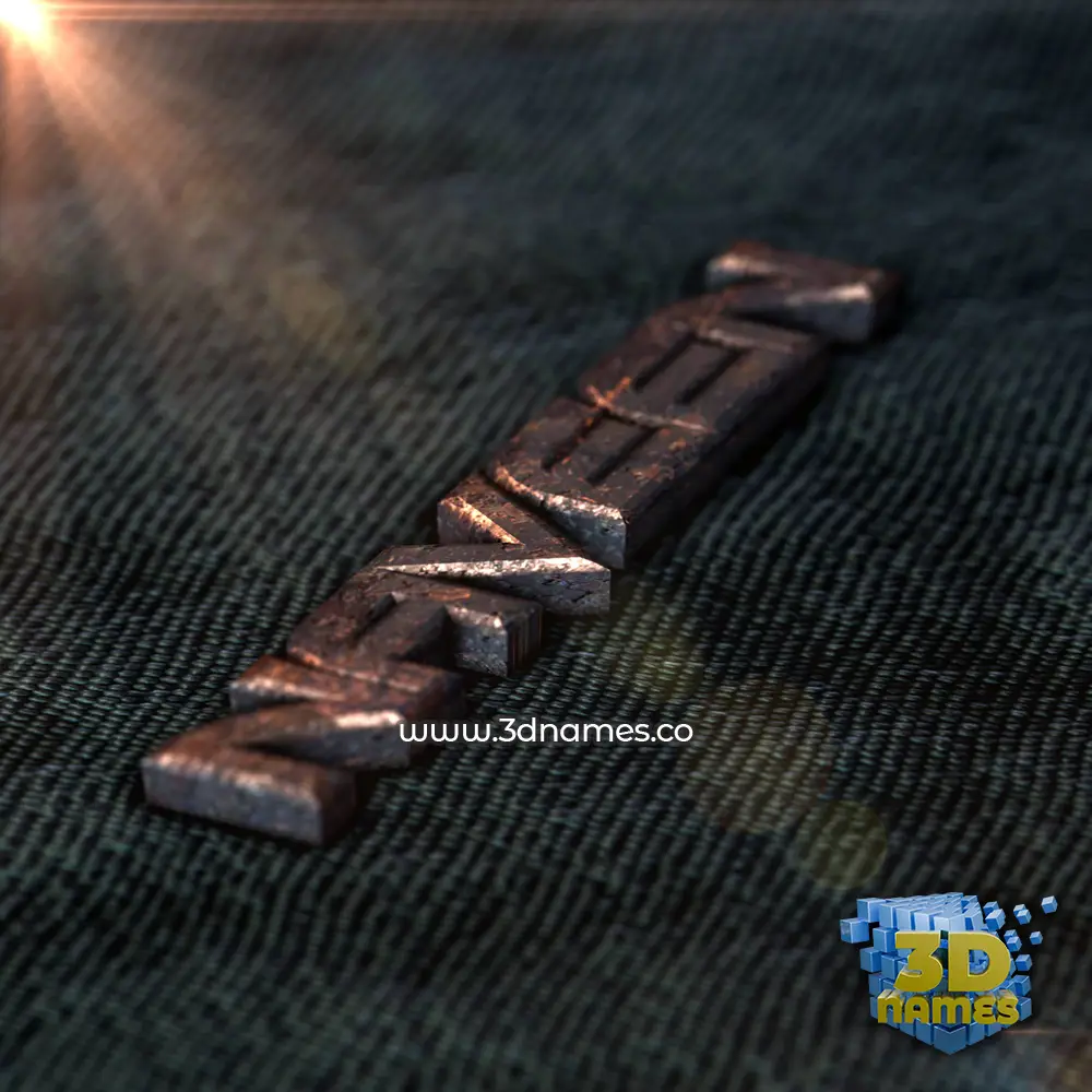 naveen in Rusty Metal style - 3D name wallpaper
