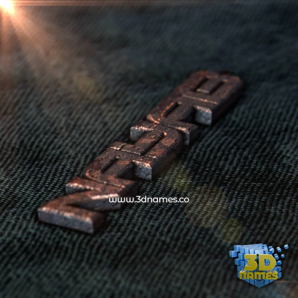 nayab in Rusty Metal style - 3D name wallpaper
